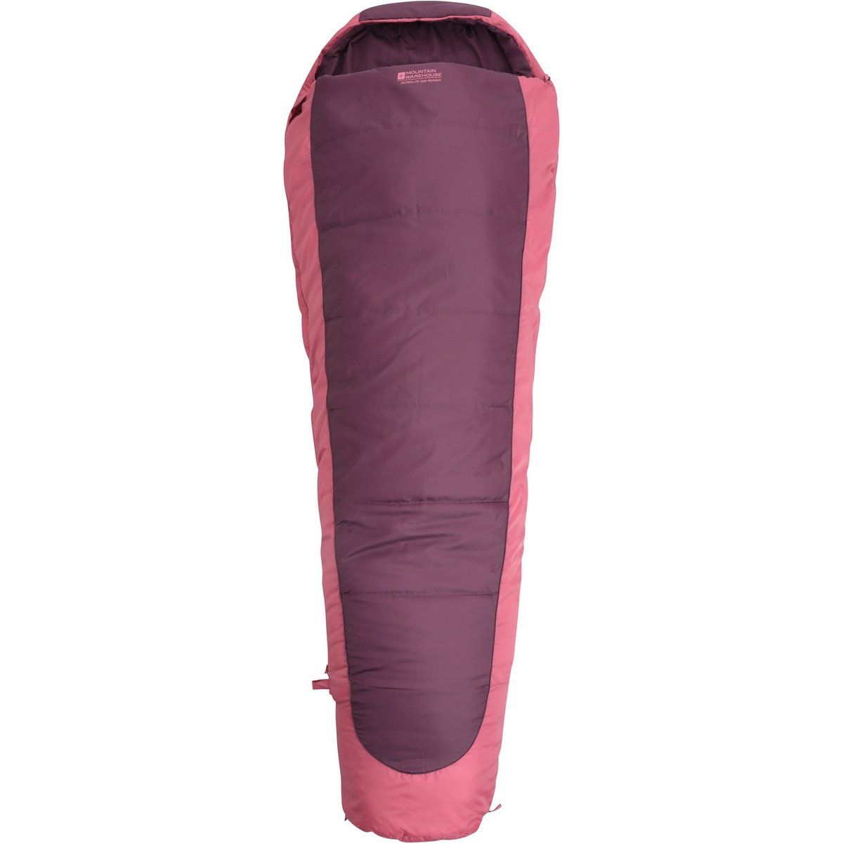 Mountain Warehouse - Schlafsack "Microlite 500 Mid Season" (Burgunderrot)