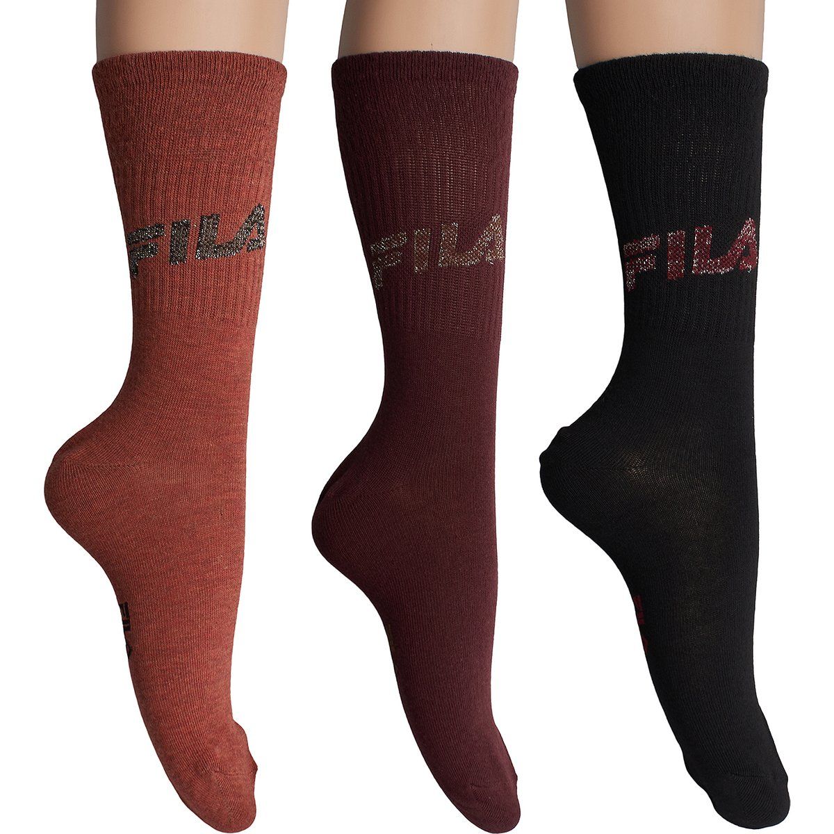 Damen Baumwollmischung Crew Socken