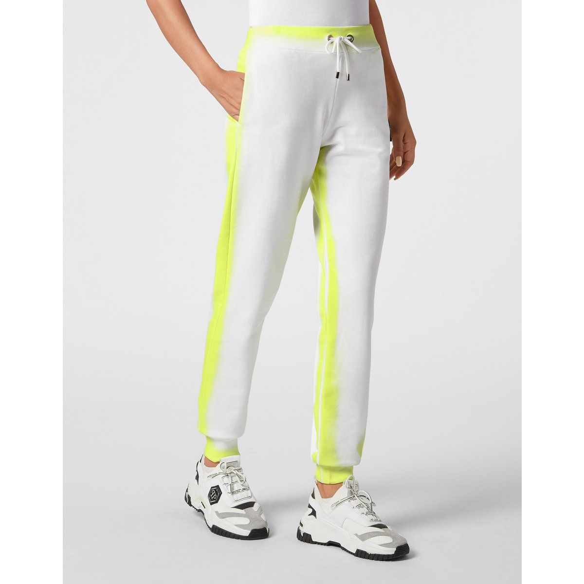 Fleece-Jogginghose mit Spray-Effekt