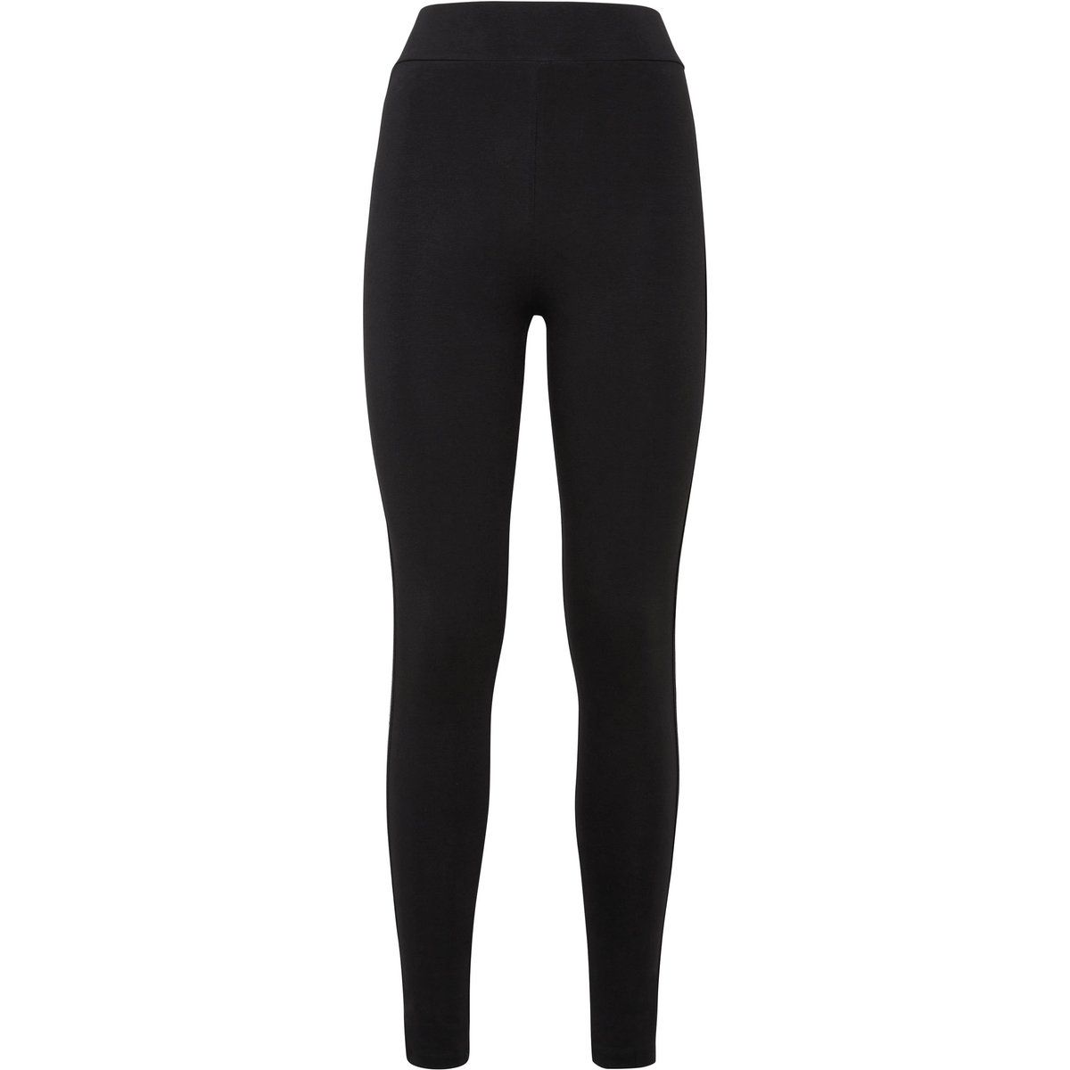 Hochtaillierte Stretch-Baumwolljersey-Leggings
