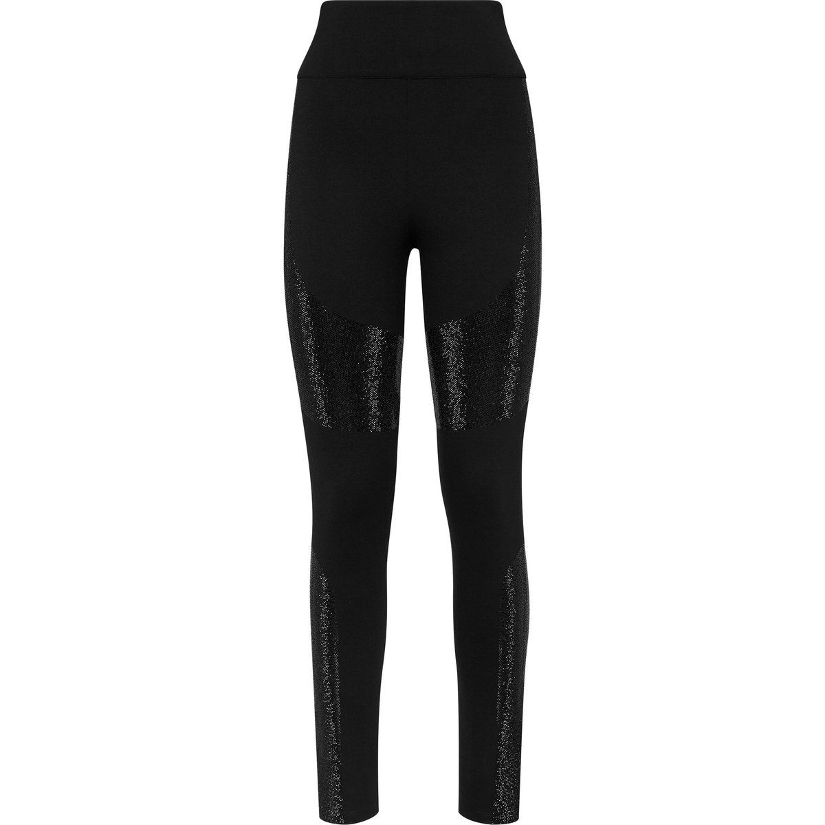 Verzierte, hochtaillierte Jersey-Leggings