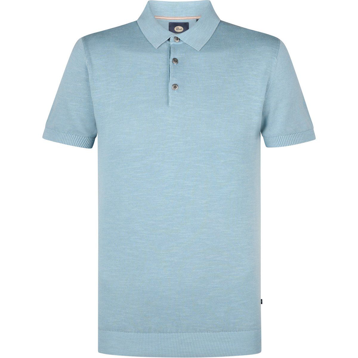 Gestricktes Baumwoll-Poloshirt