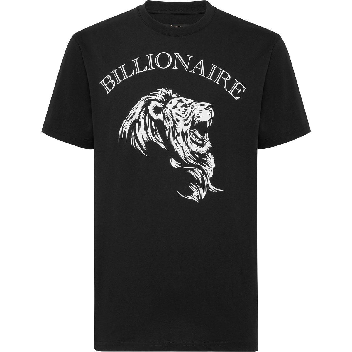 T-Shirt mit Löwen-Grafikprint und Rundhalsausschnitt