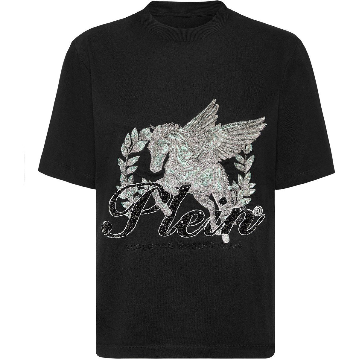 T-Shirt mit Pegasus-Grafik aus Baumwolle