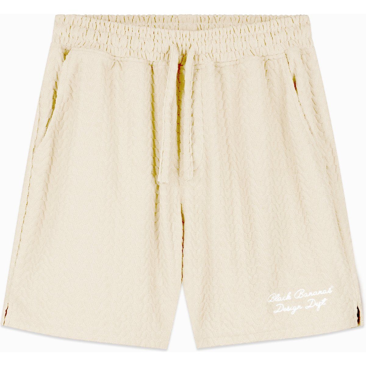Terry Lounge Shorts mit Kordelzug