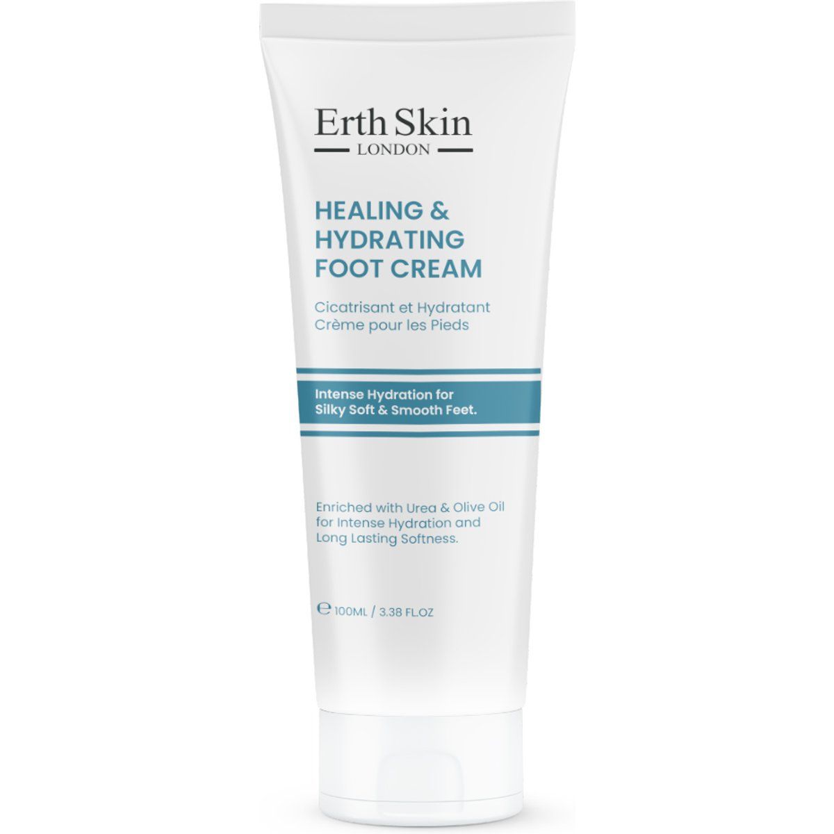 Heilende und hydratisierende Fußcreme