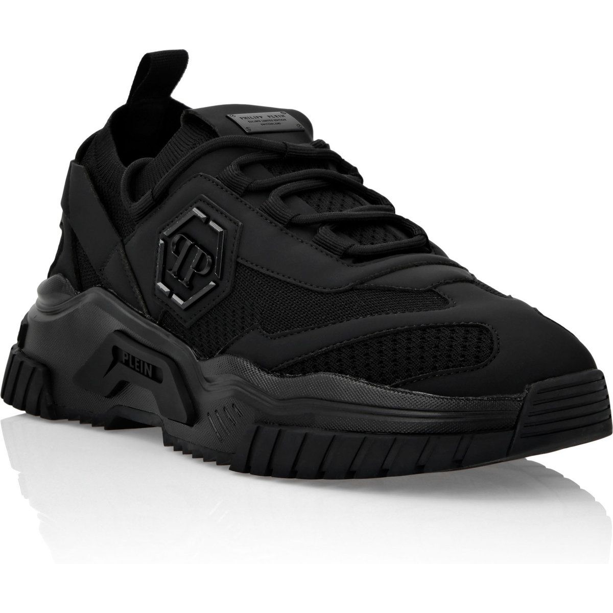 Schwarzer Performance-Laufschuh Predator