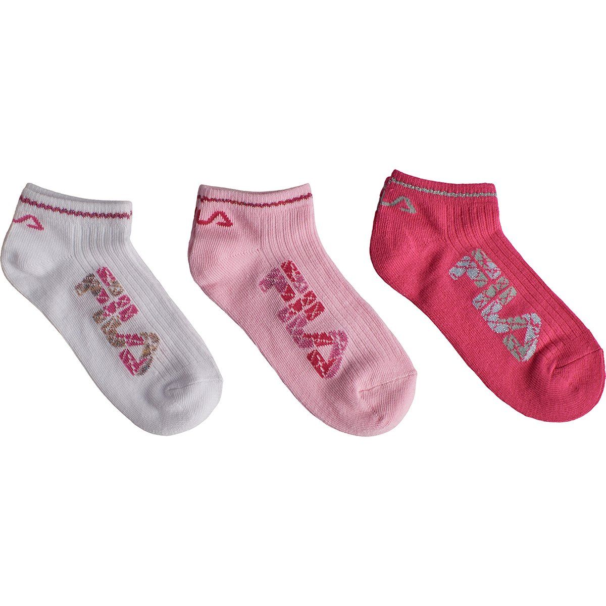 Mädchen Baumwollmischung Knöchelsocken Packung