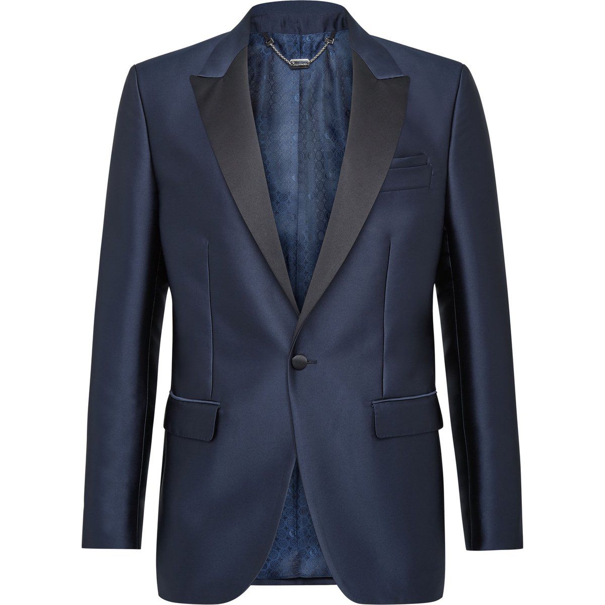 Eleganter Smoking-Blazer aus Viskosemischung