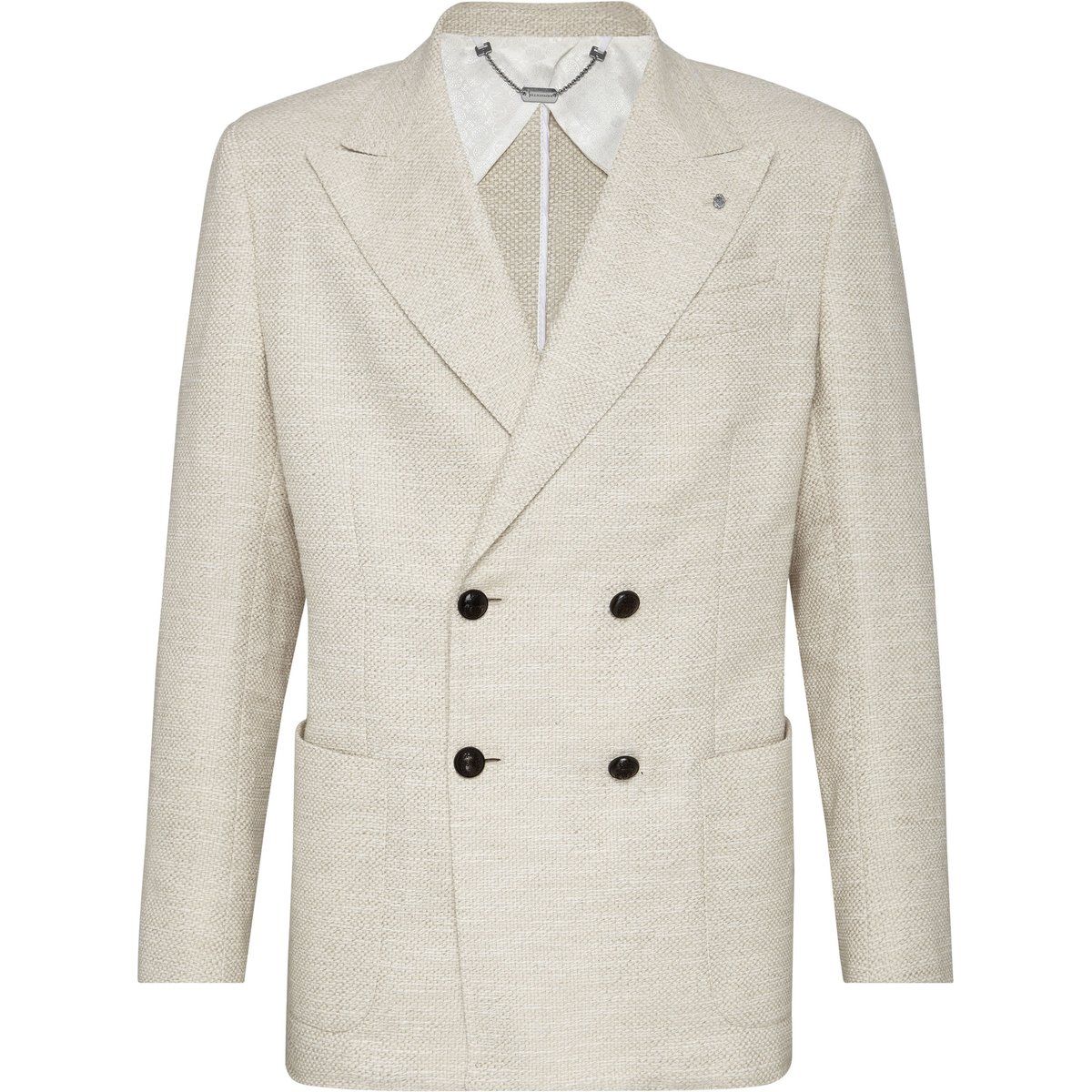 Zweireihiger Blazer aus Wollmischung