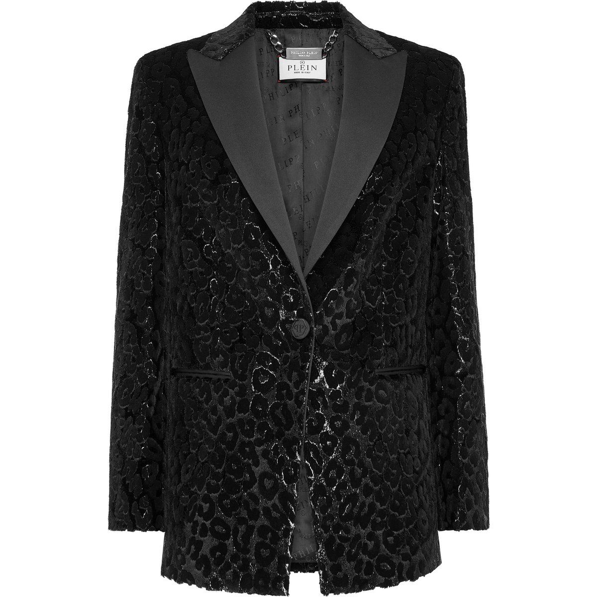 Eleganter Samt Slim Fit Blazer