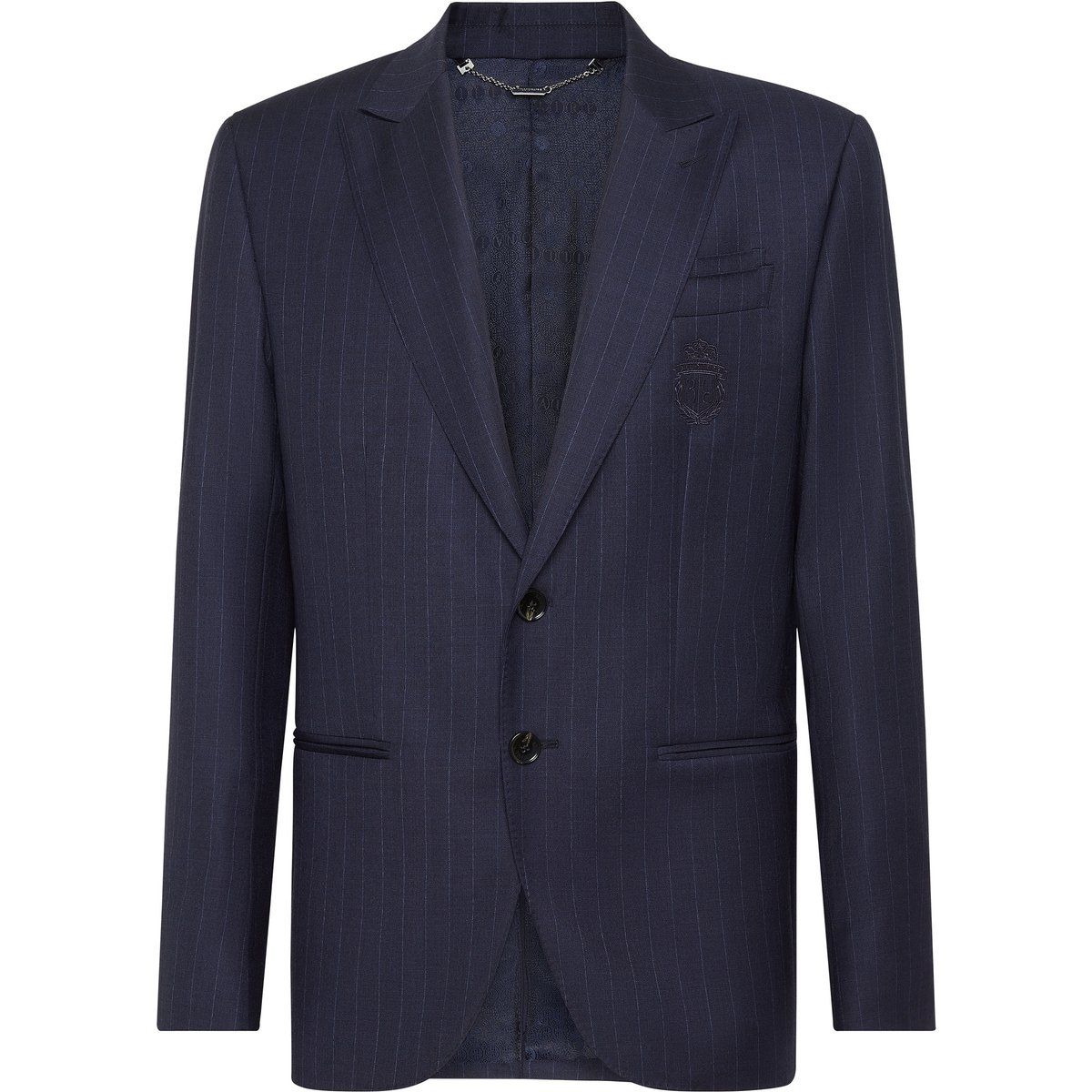 Nadelstreifen Zweiknopf-Blazer