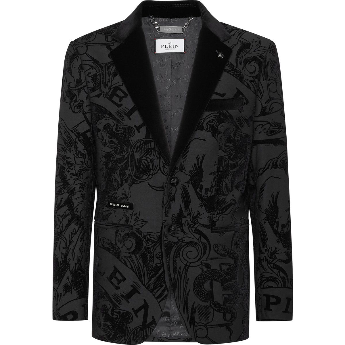Slim Fit Dinner Blazer Samt Revers