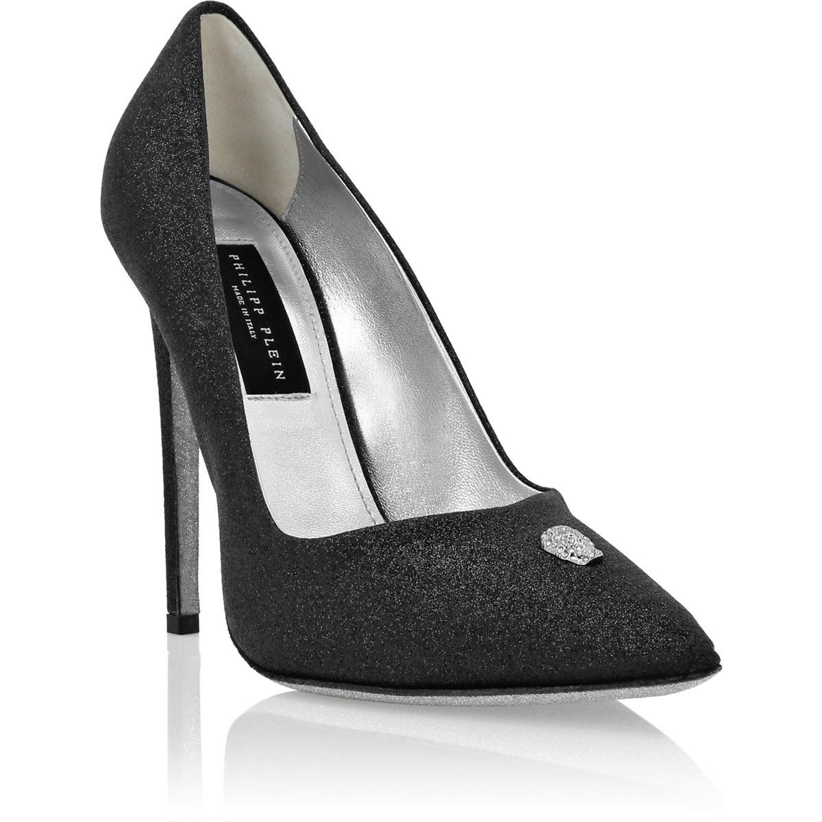 Glitzernde spitze Stiletto-Pumps
