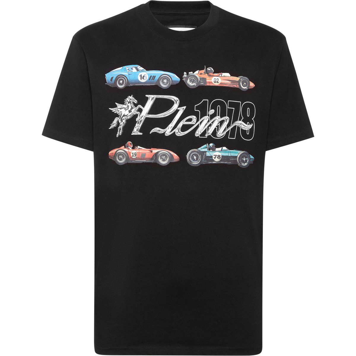 Baumwolljersey T-Shirt mit Grafikprint