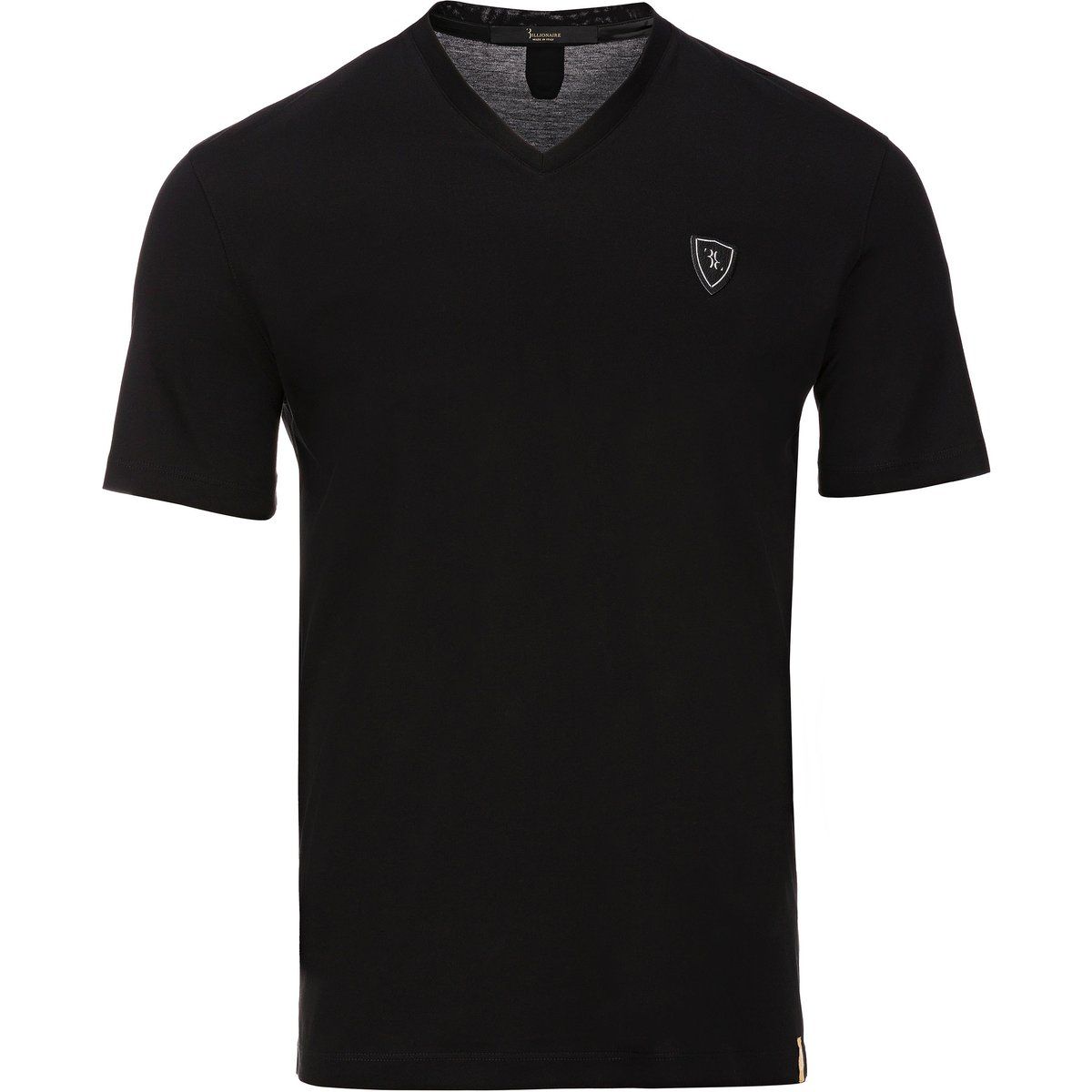 Herren V-Ausschnitt Baumwolljersey T-Shirt