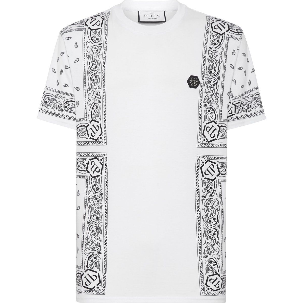 T-Shirt aus Baumwolljersey mit Paisley-Print