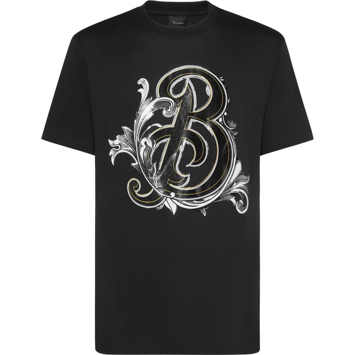 Barock Buchstaben Grafik Baumwoll-T-Shirt