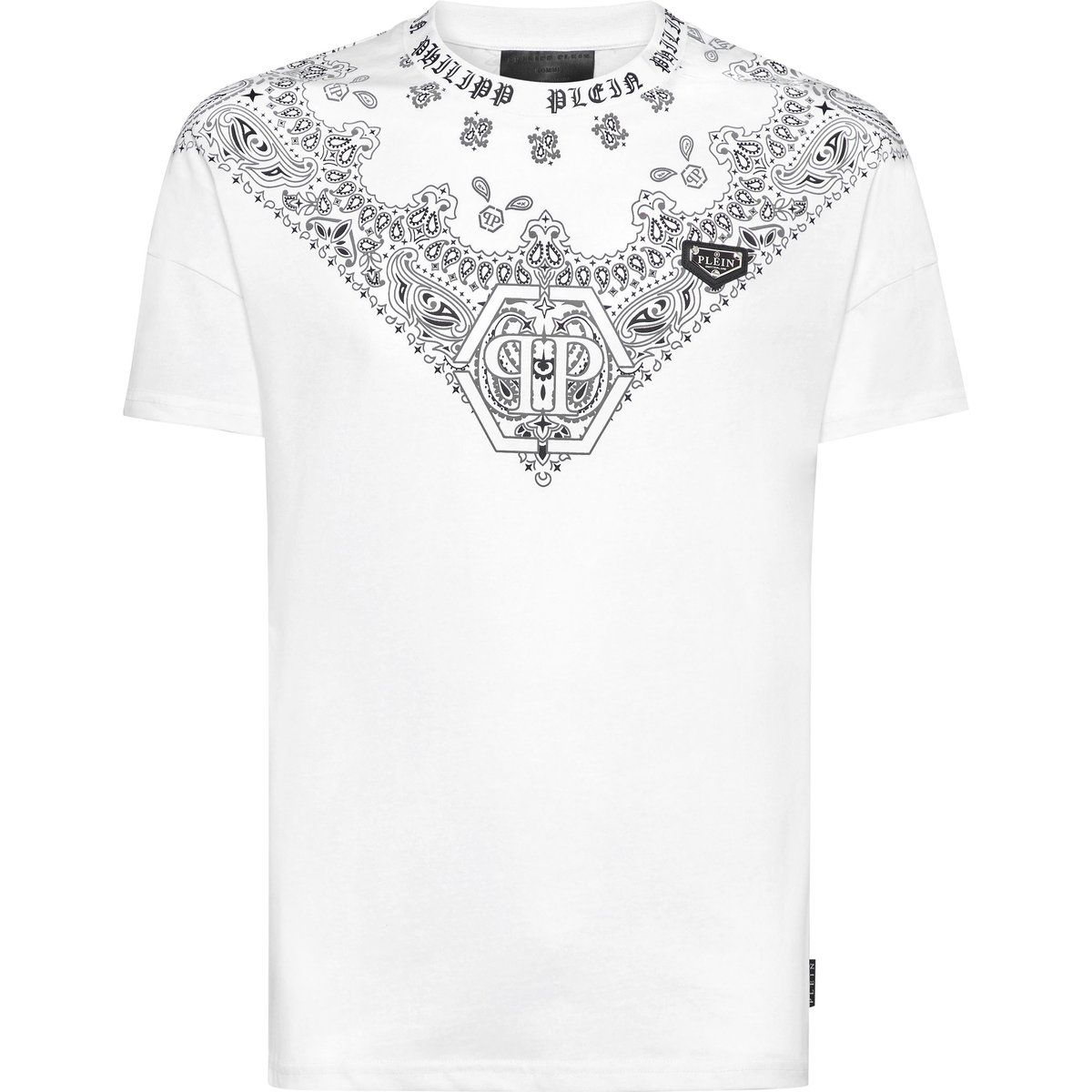 T-Shirt aus Baumwolljersey mit Paisley-Print