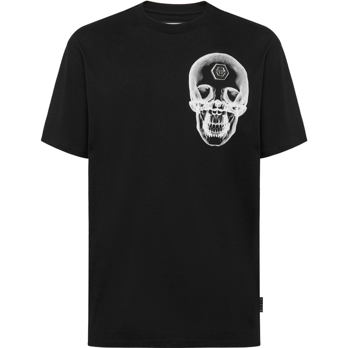 Totenkopf Grafik Baumwolljersey T-Shirt