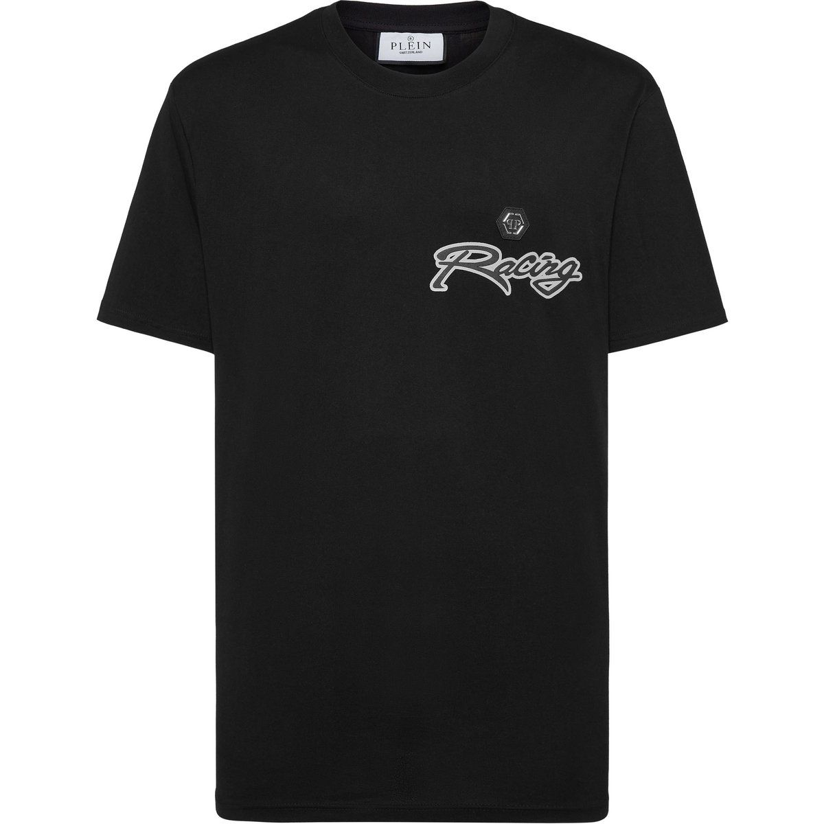 Rundhals Racing Grafik T-Shirt