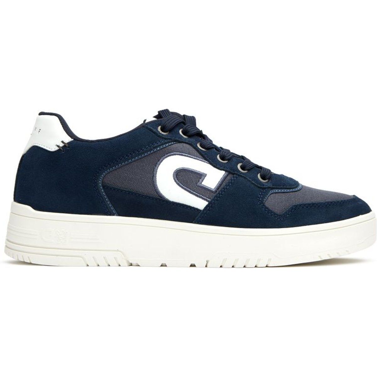 Court Style Leder Mix Sneaker