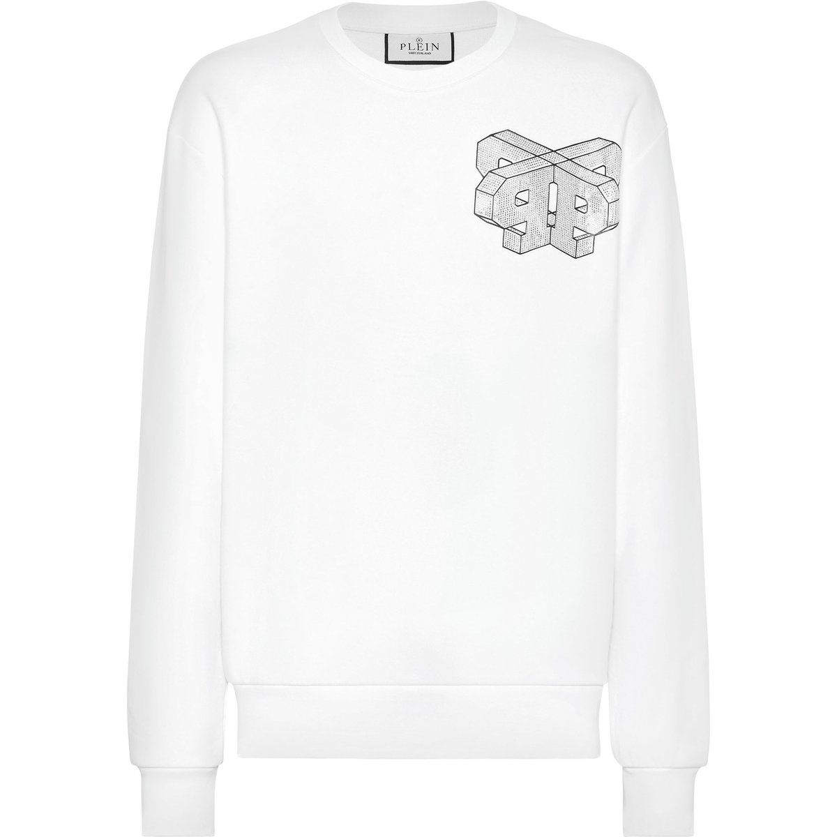 Sweatshirt aus Baumwollfleece mit Grafikprint