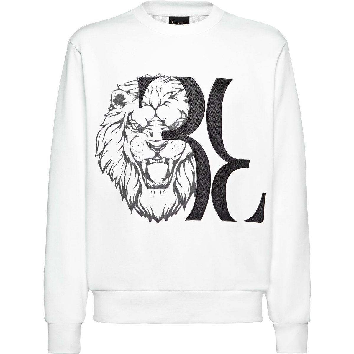 Sweatshirt mit Löwenkopf und Monogramm