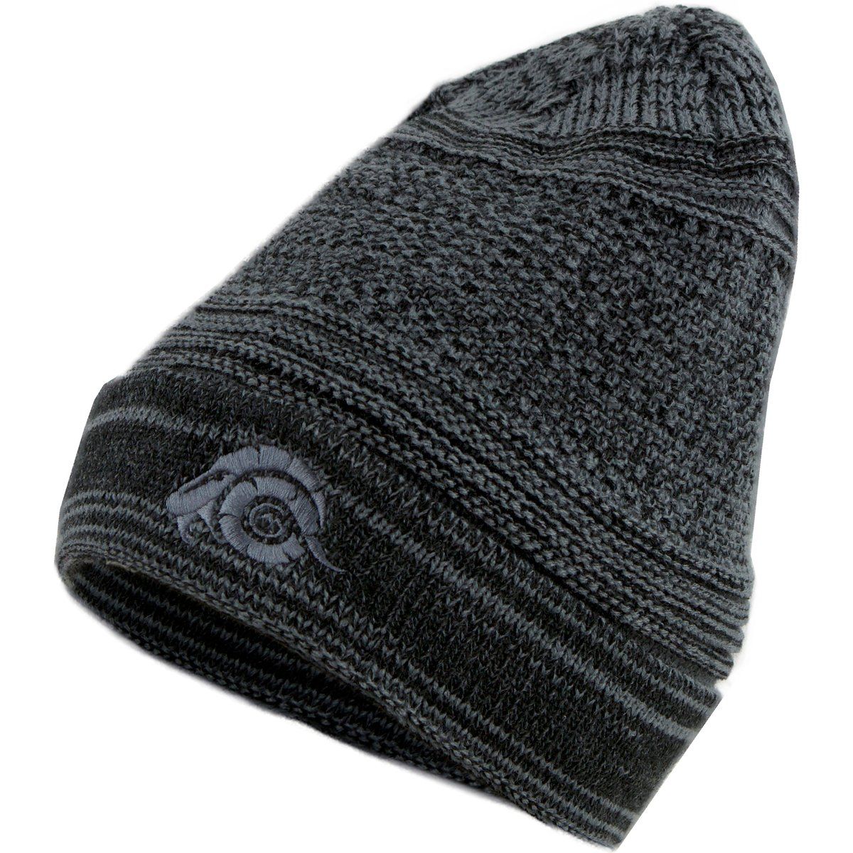 Unisex Strickmütze mit Fleecefutter