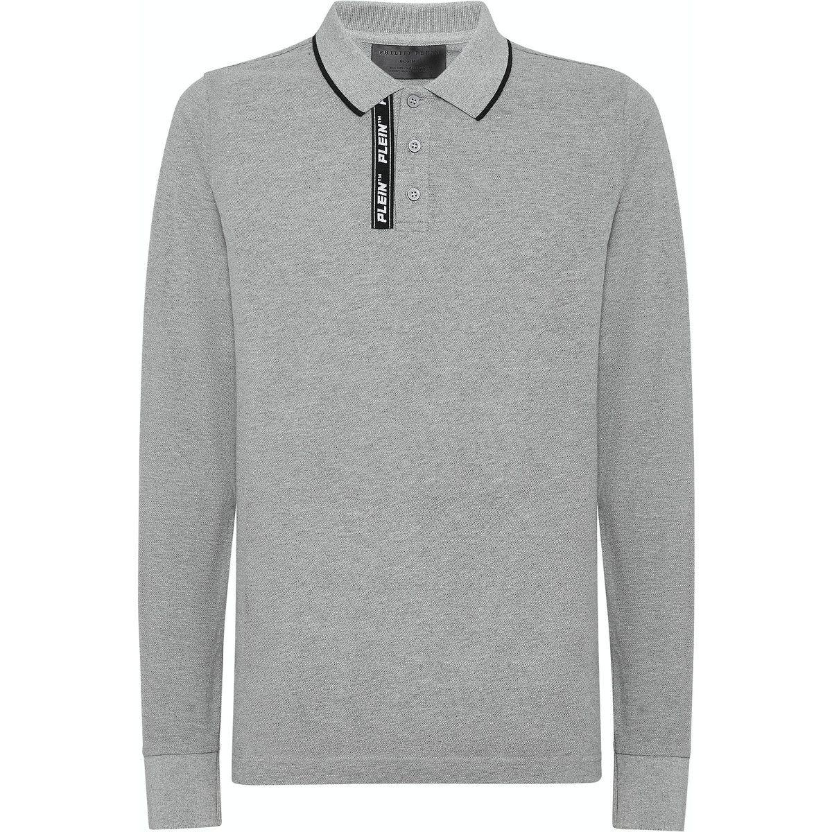 Herren Langarm Piqué Poloshirt