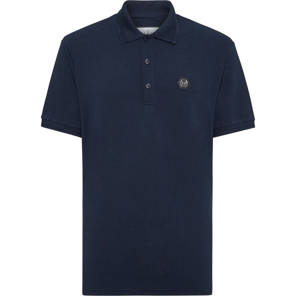 Baumwoll-Piqué Poloshirt mit Logo