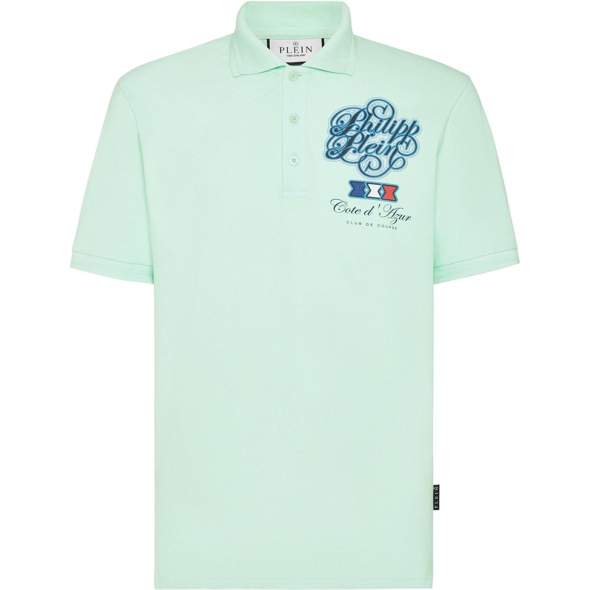 Piqué-Poloshirt mit Grafikprint
