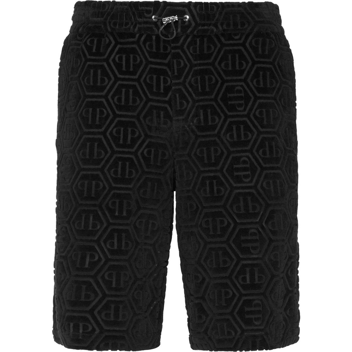 Geprägte Jacquard-Strick-Loungeshorts