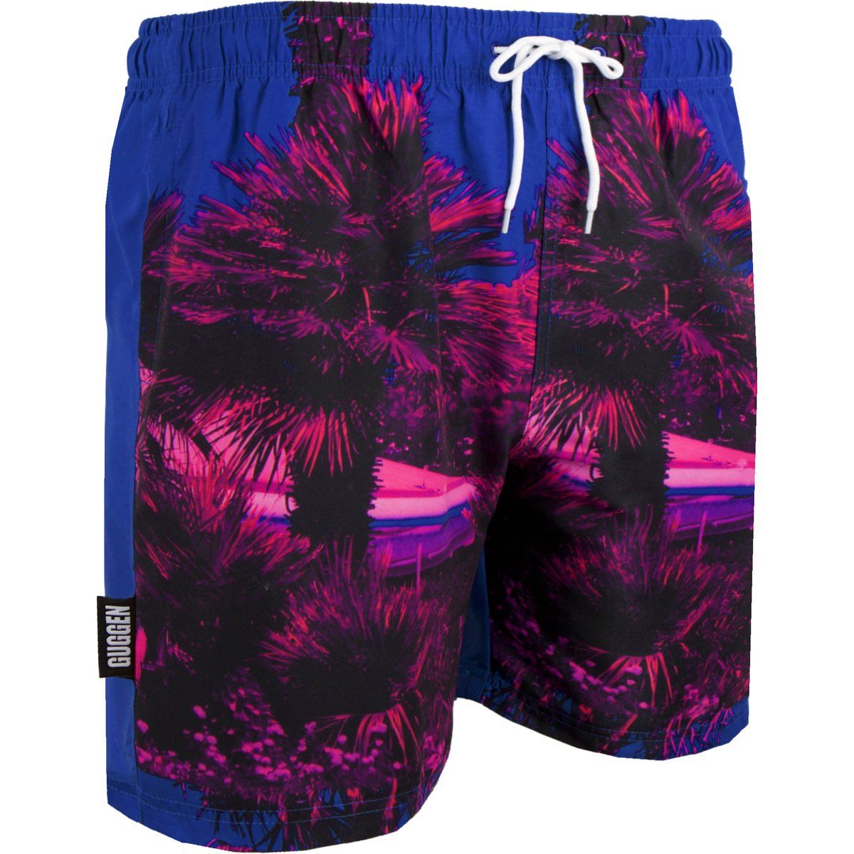 Herren Badehose mit Palmenmuster