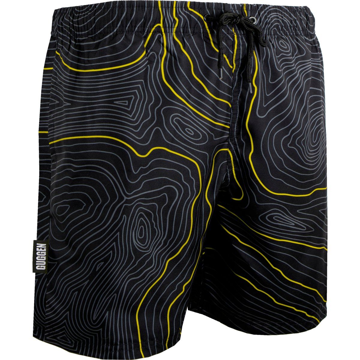 Herren Badehose Topografisches Muster