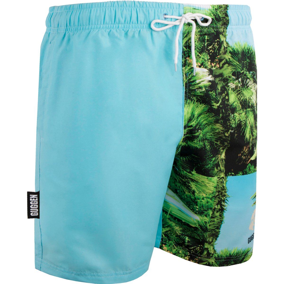 Herren Badehose mit Palmenmuster