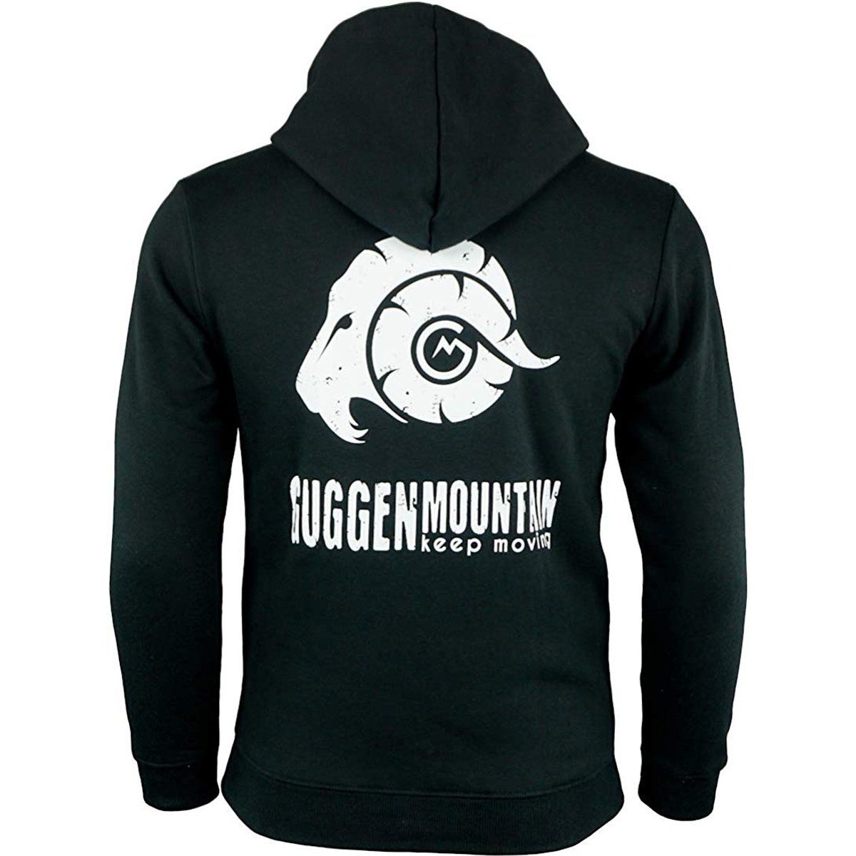 Herren Fleece gefütterter Grafik Hoodie