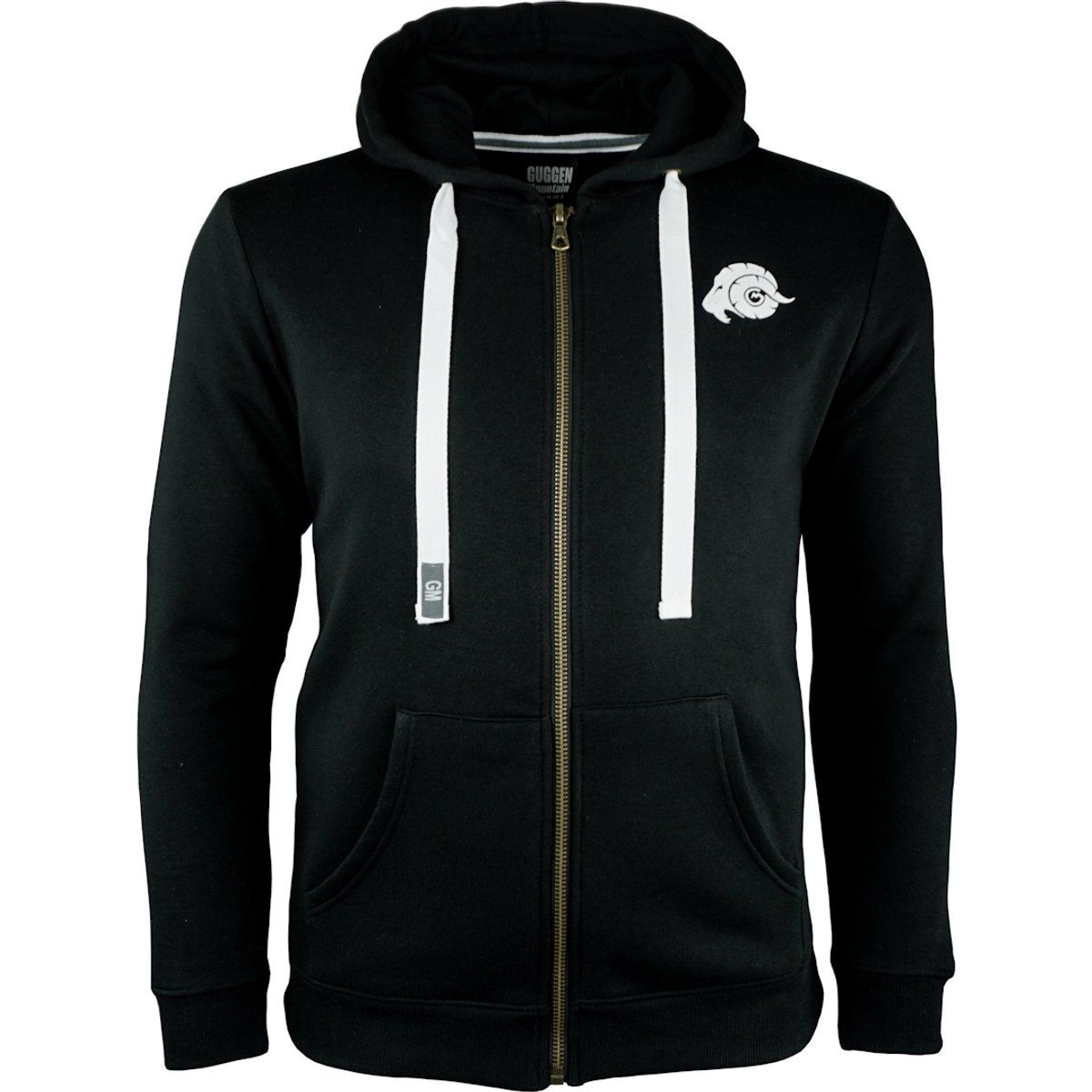 Klassischer Fleece-Hoodie mit Reißverschluss