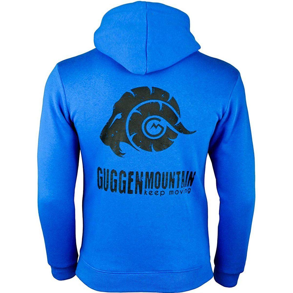 Herren Fleece-Kapuzenpullover mit Logo-Print
