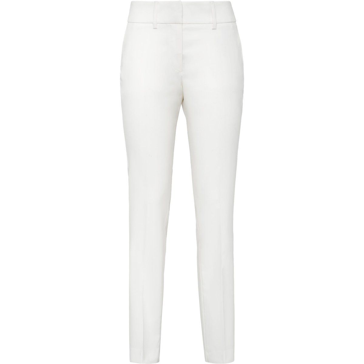 Schmale Stretch-Wollhose