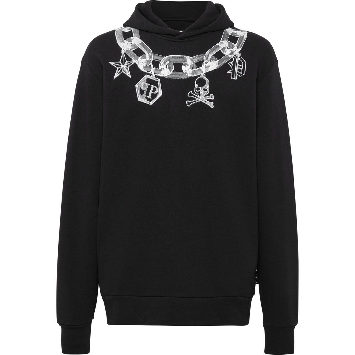 Hoodie mit Grafikdruck aus Baumwollmischung