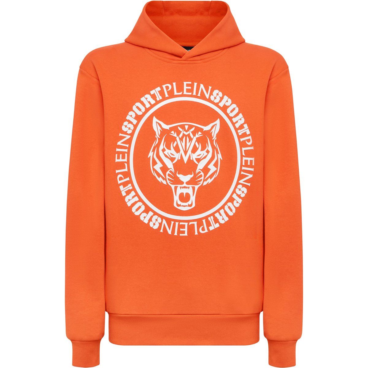 Sportlicher Tiger Grafik Baumwollmischung Hoodie