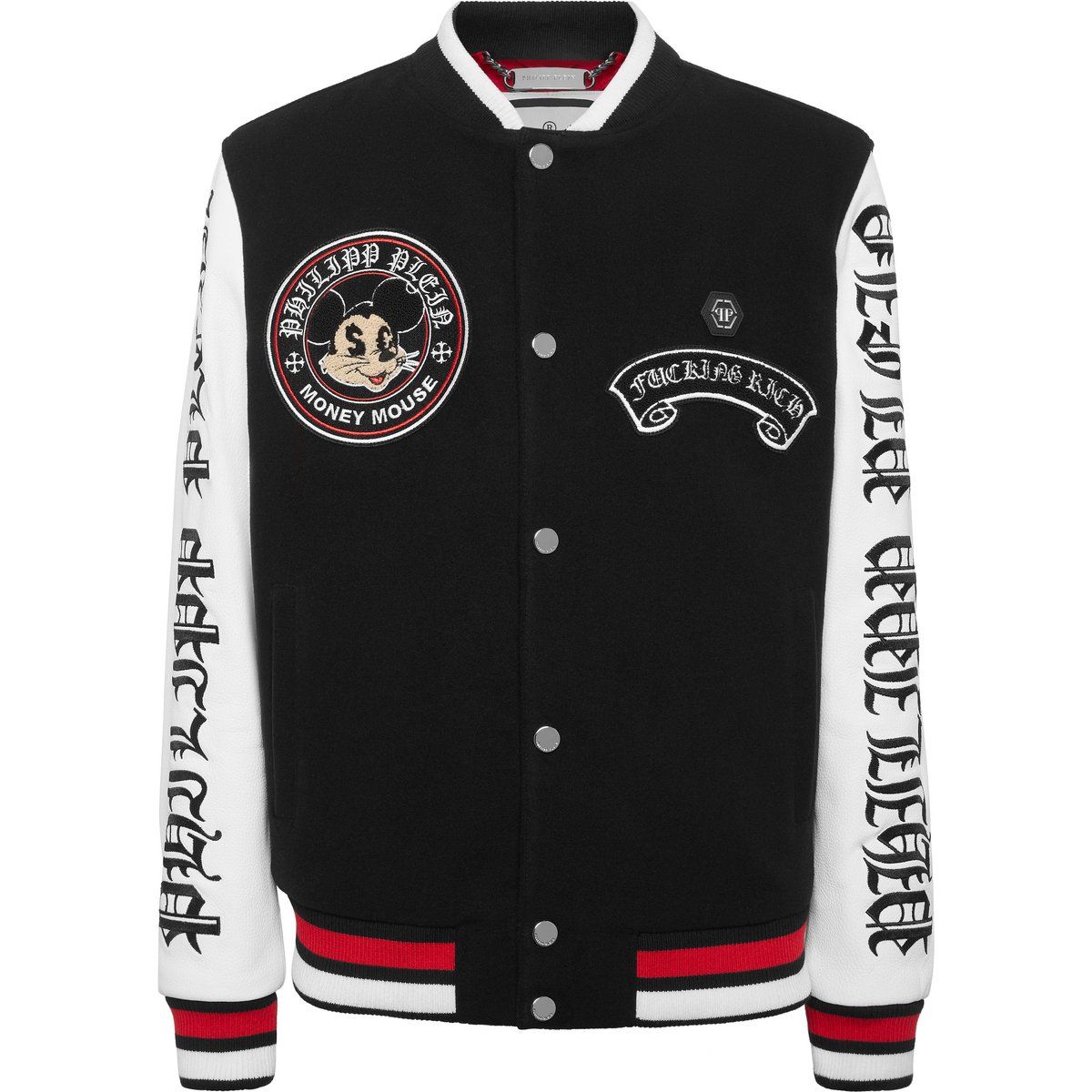Varsity Jacke mit Applikationsdetails