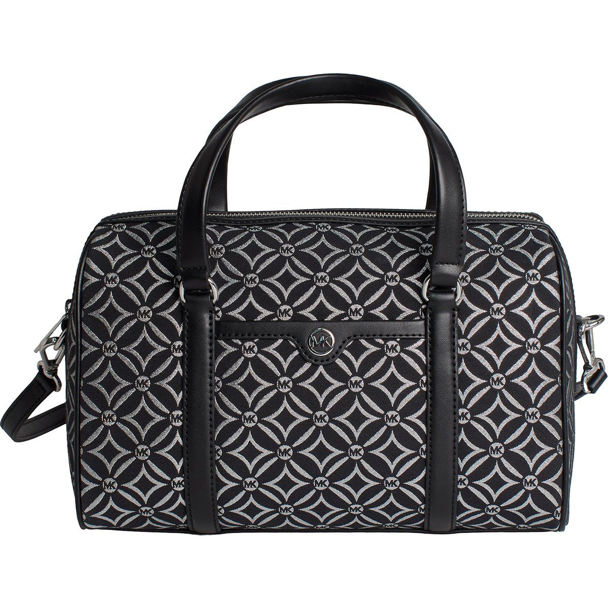 Monogrammierte Canvas Henkeltasche