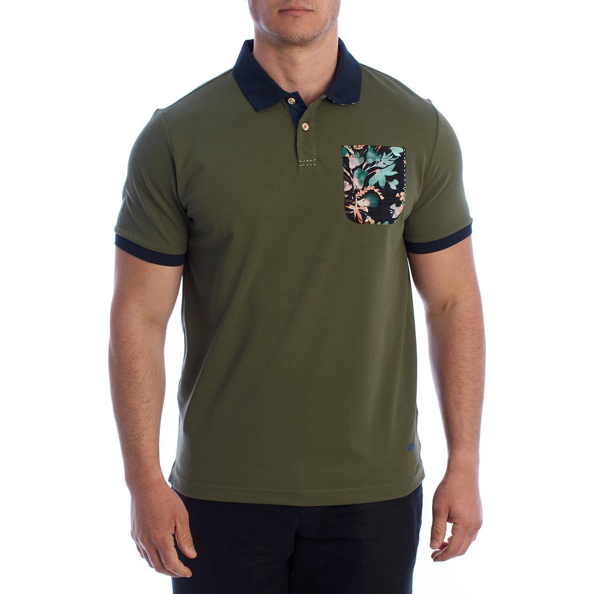 Herren Piqué Polo-Shirt mit kurzen Ärmeln