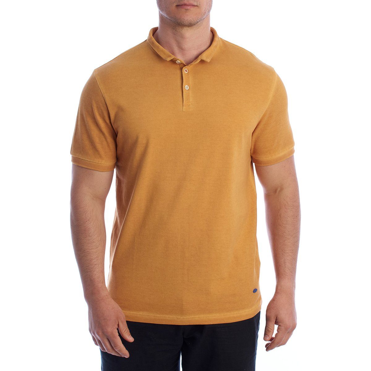 Klassisches Piqué-Baumwoll-Poloshirt