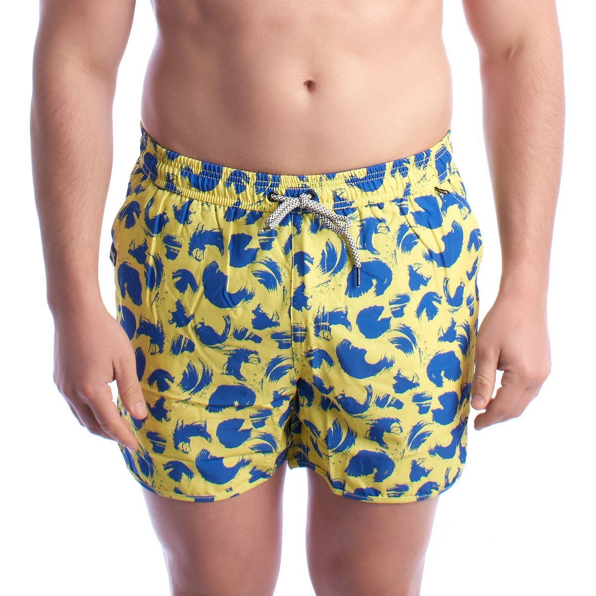 Bedruckte Badehose mit Taschen