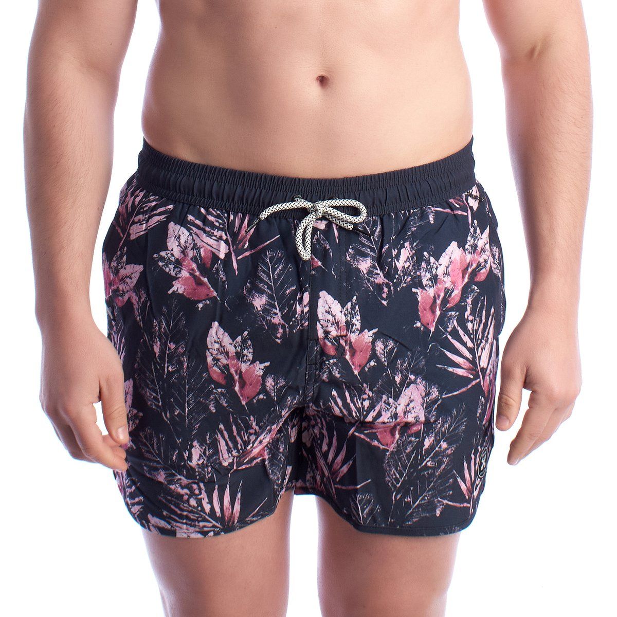 Herren Badeshorts mit Blumendruck