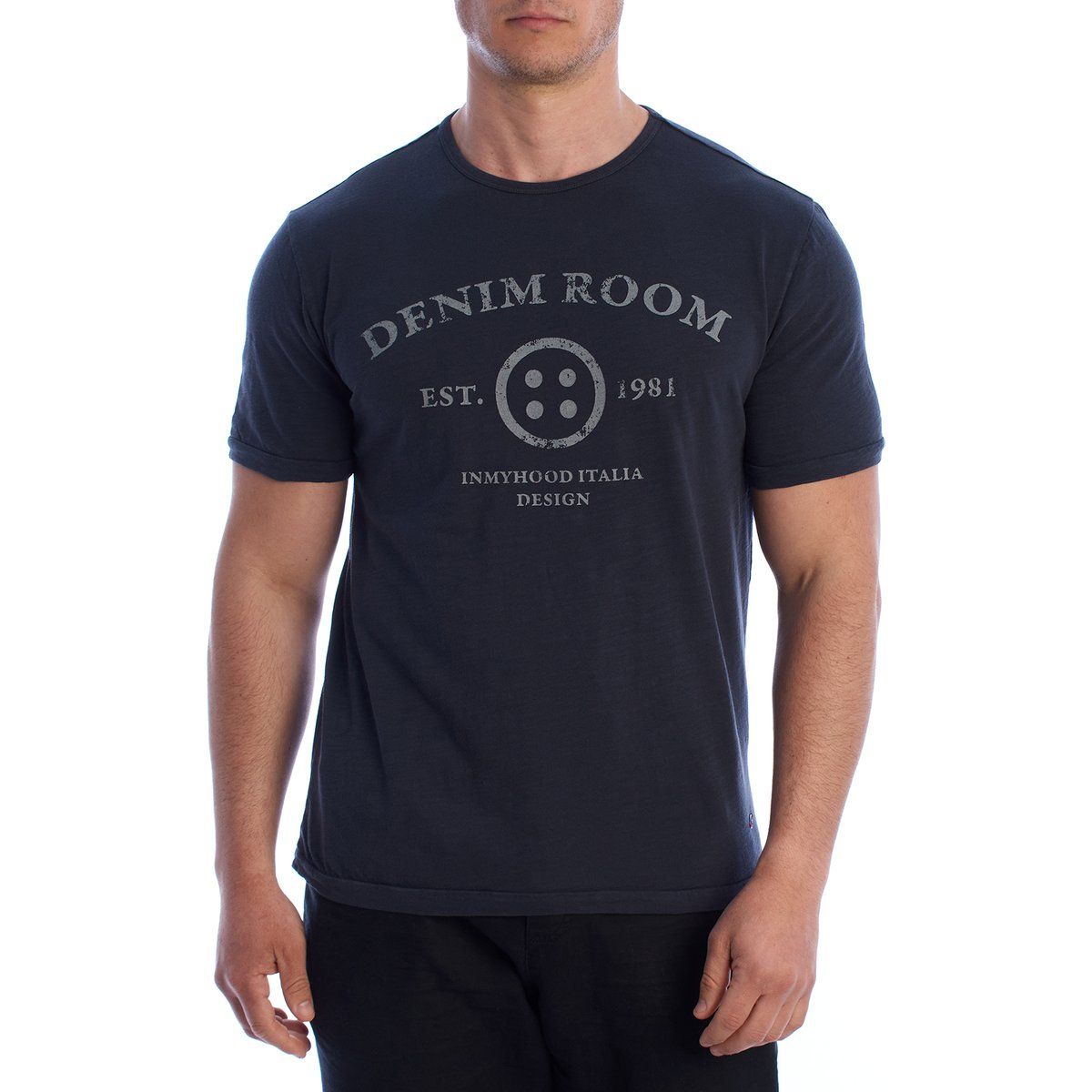 Herren T-Shirt mit Grafikprint aus Baumwolle