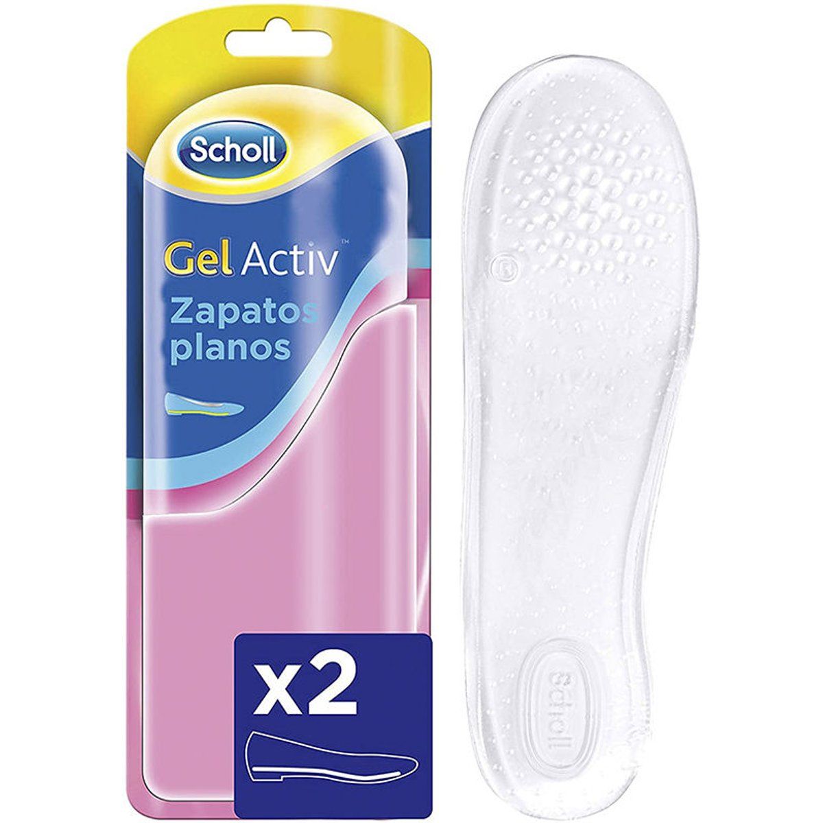 Gel Activ Einlegesohlen für flache Schuhe